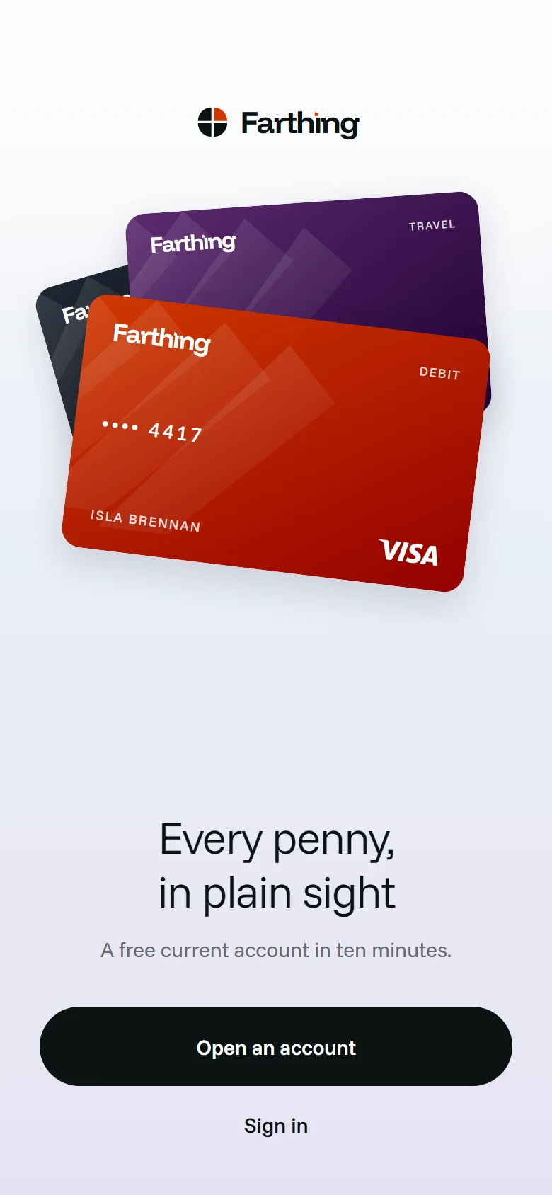 Farthing Welcome preview
