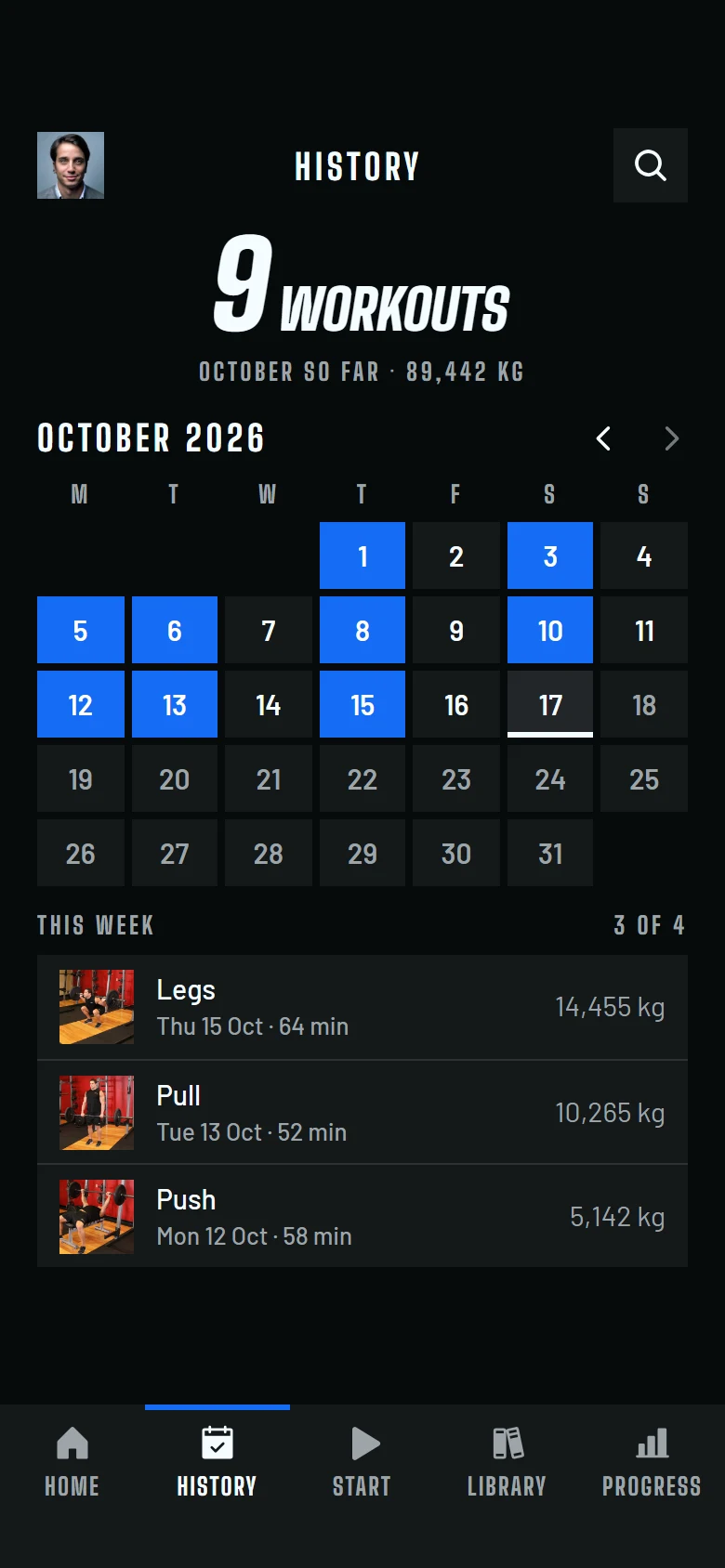 Fitkit History preview