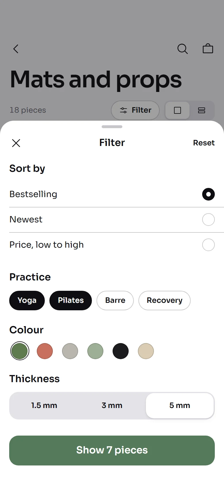Flow Store Filters preview