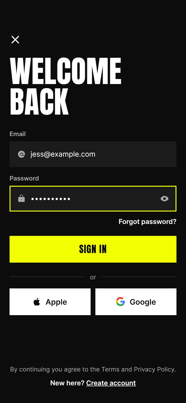 Flypost Sign In preview