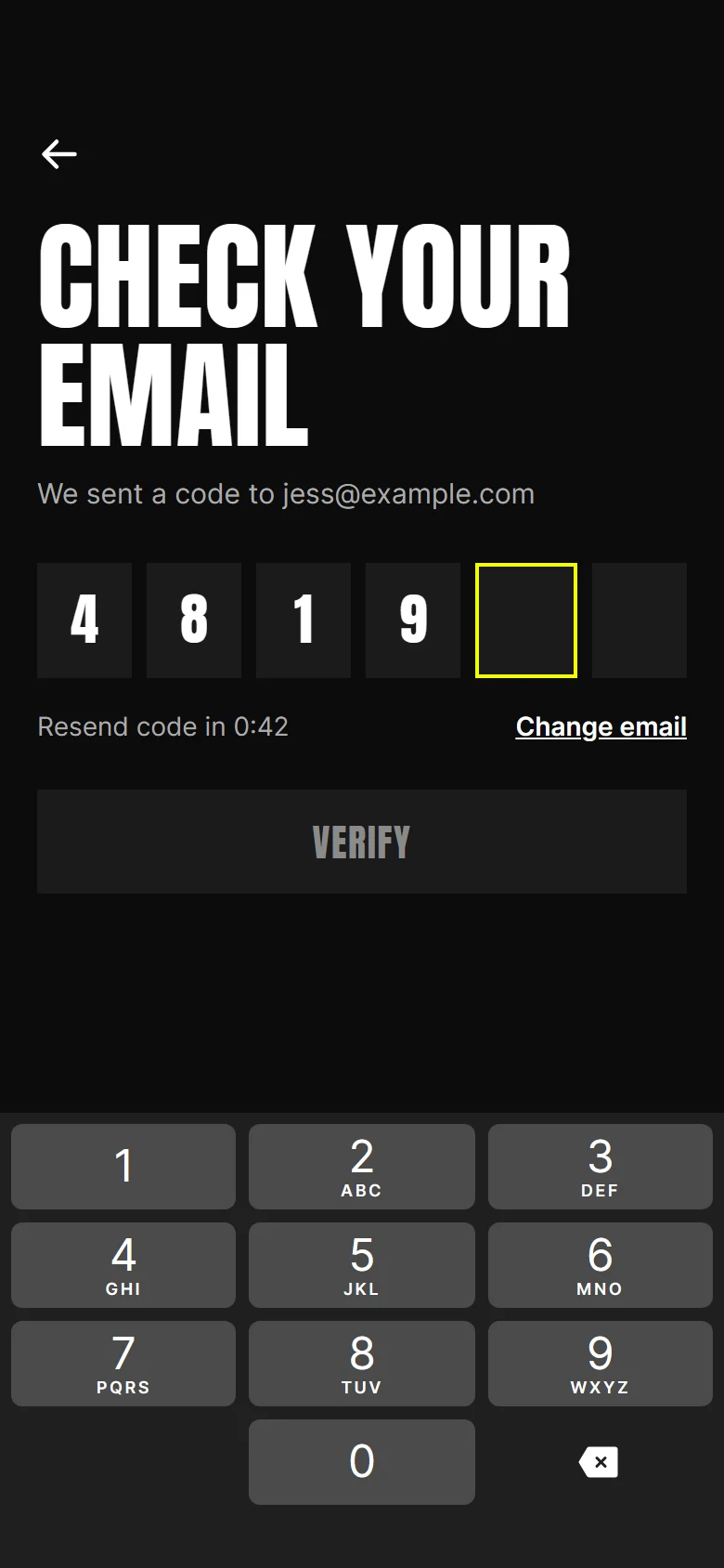Flypost Verify Code preview