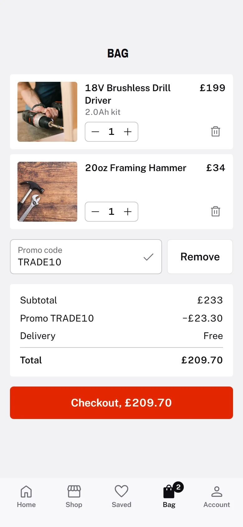 Forge Store Bag With A Promo preview