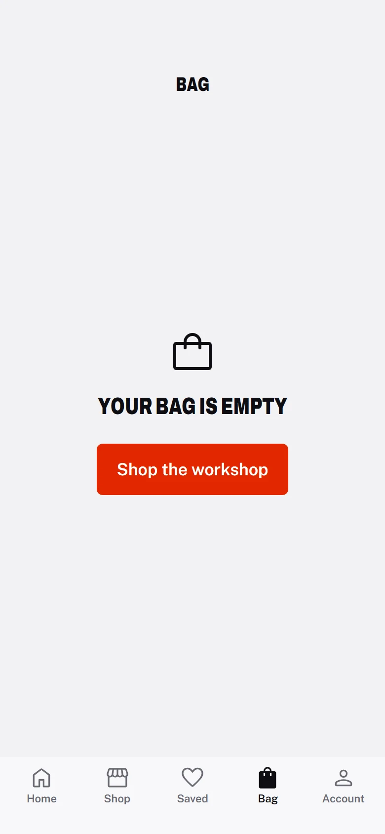 Forge Store Empty Bag preview