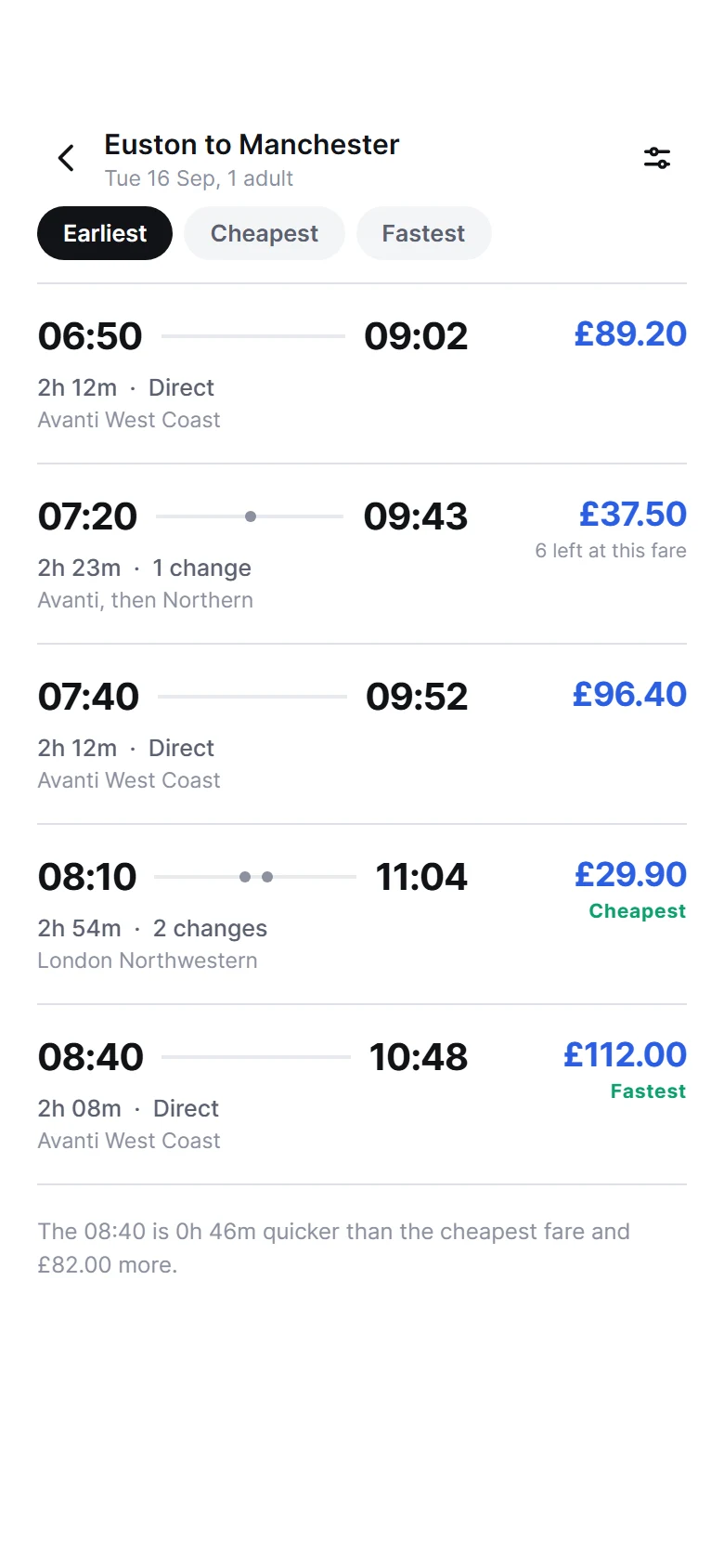 Gantry Journey Results preview