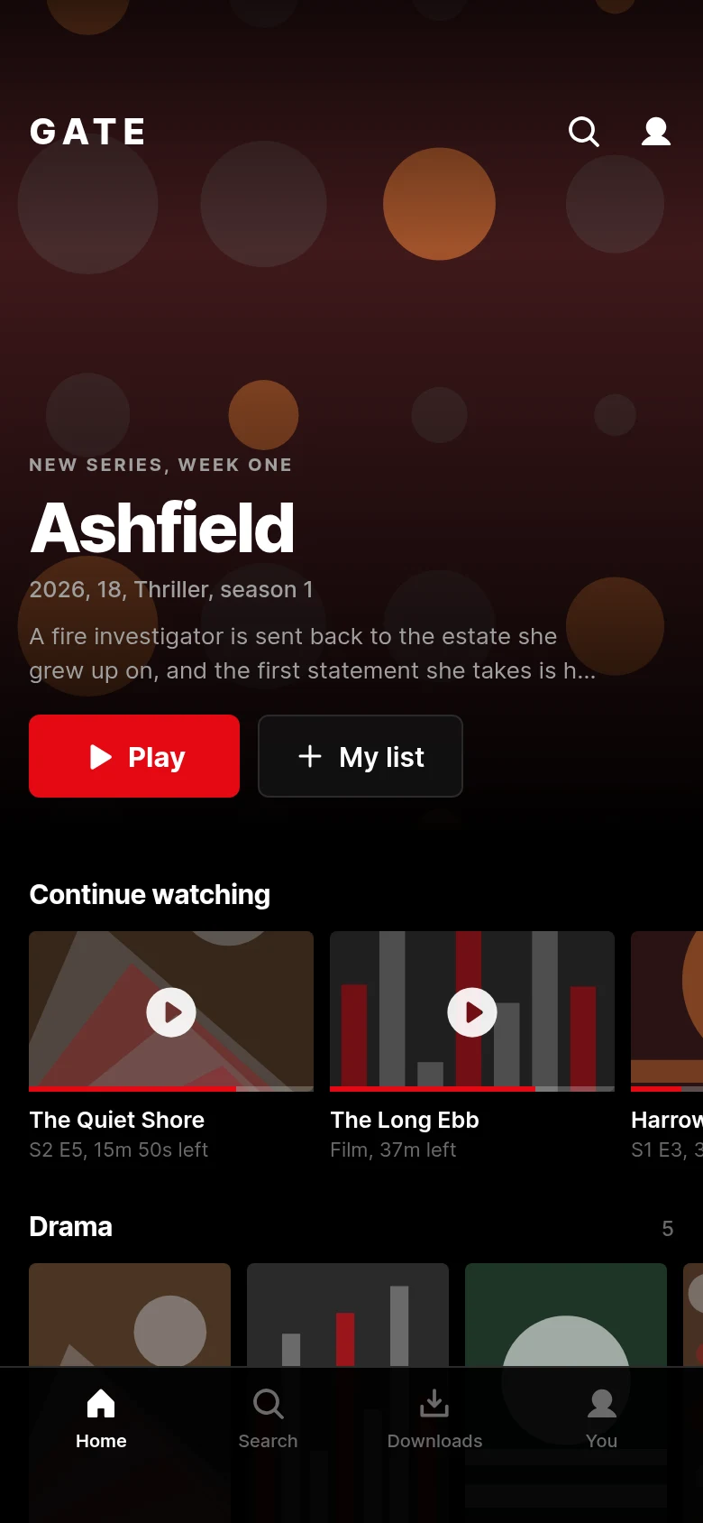 Gate Streaming Home preview