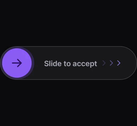 Glide Slide to accept preview