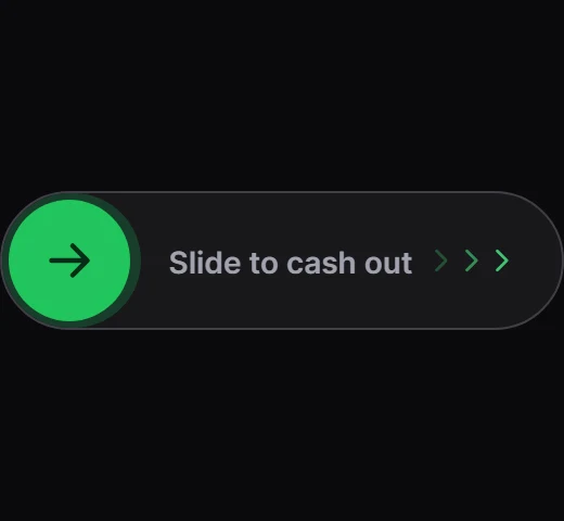 Glide Slide to cash out preview