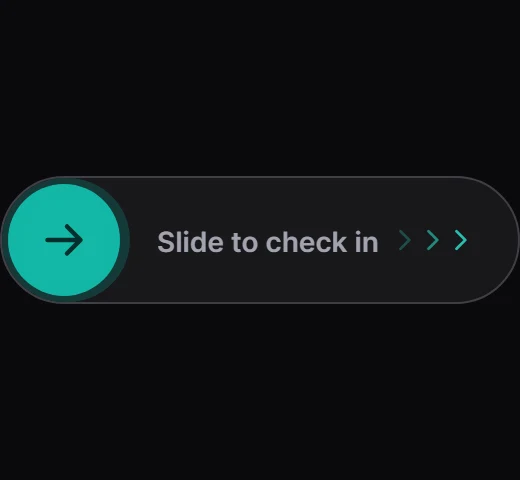 Glide Slide to check in preview