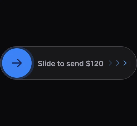 Glide Slide to send $120 preview