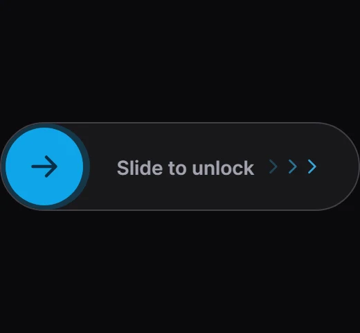 Glide Slide to unlock preview
