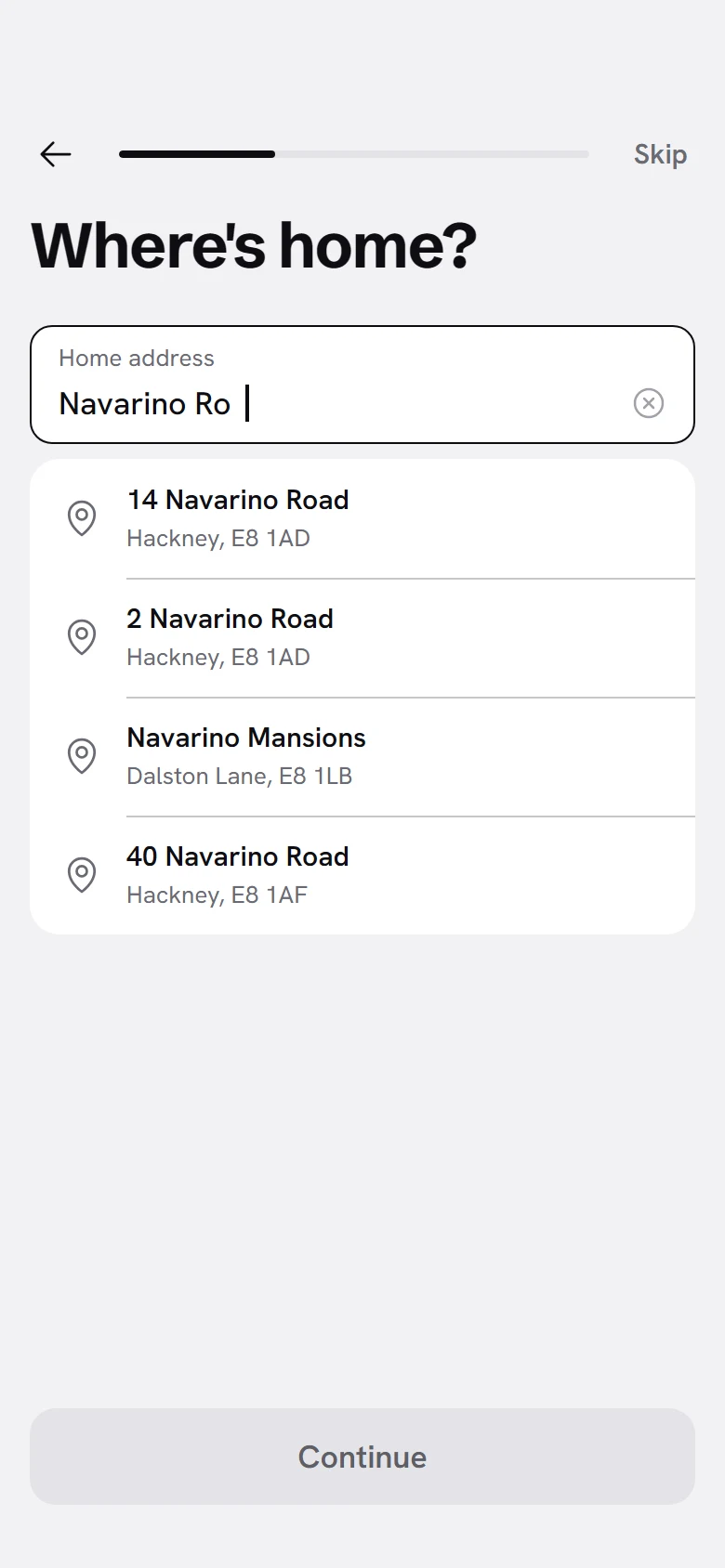 Hackney Home Address preview