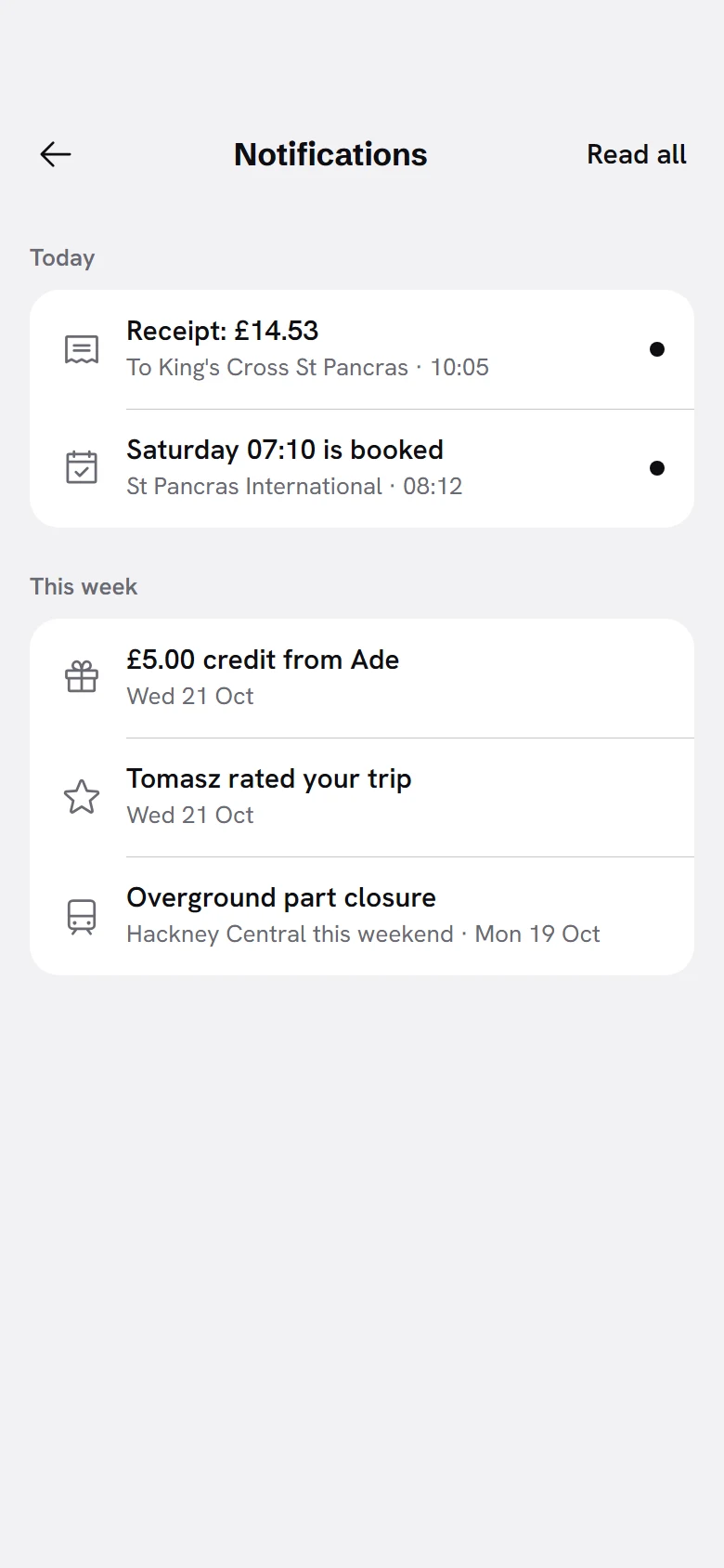 Hackney Notifications preview