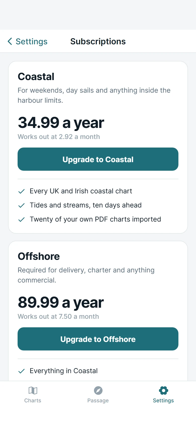 Halyard Two Subscriptions preview