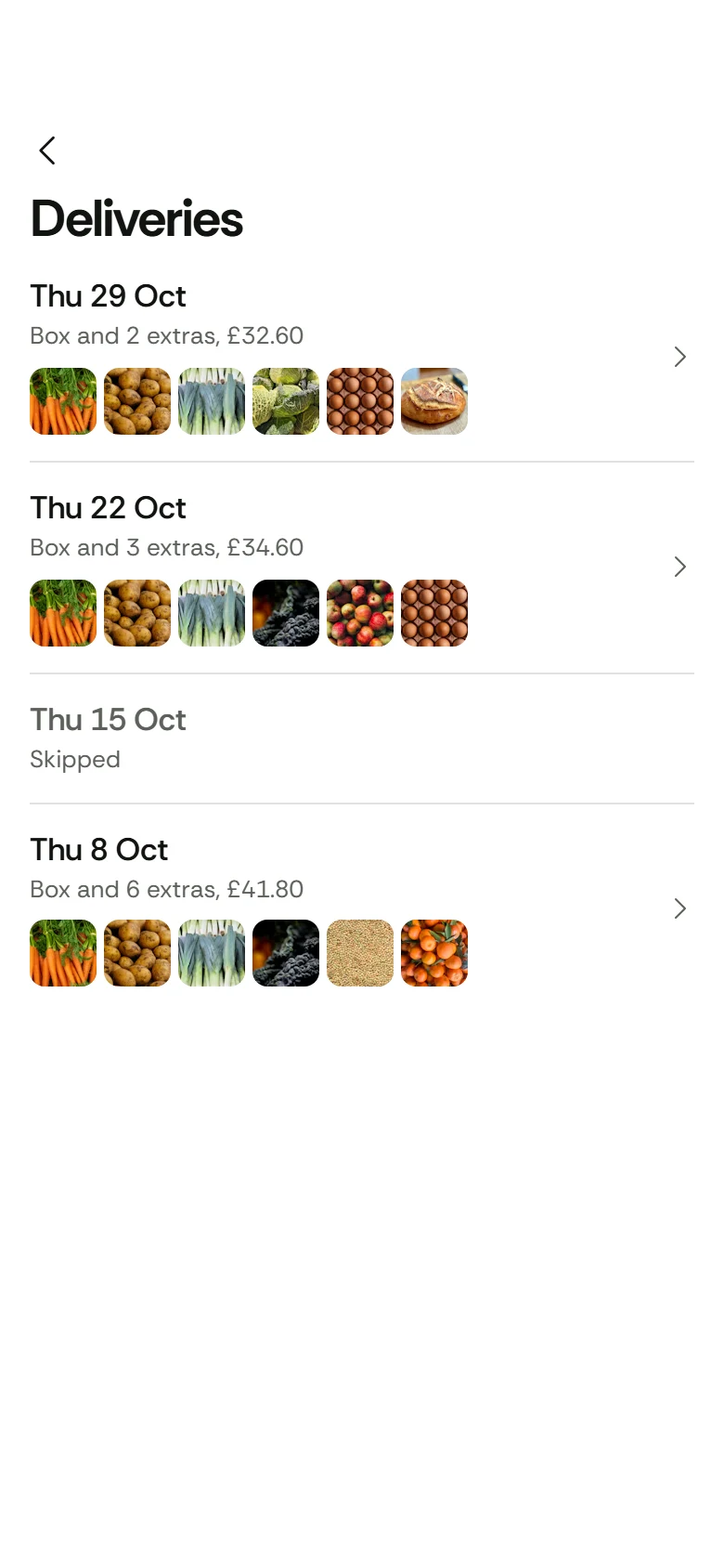 Harvest Store Deliveries preview