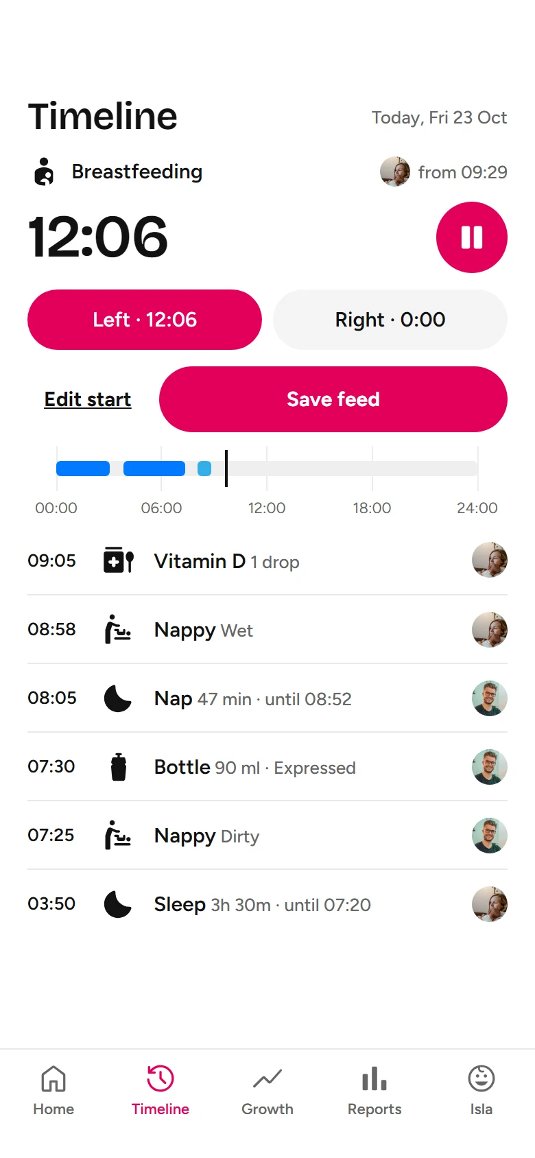 Hatch Timeline preview