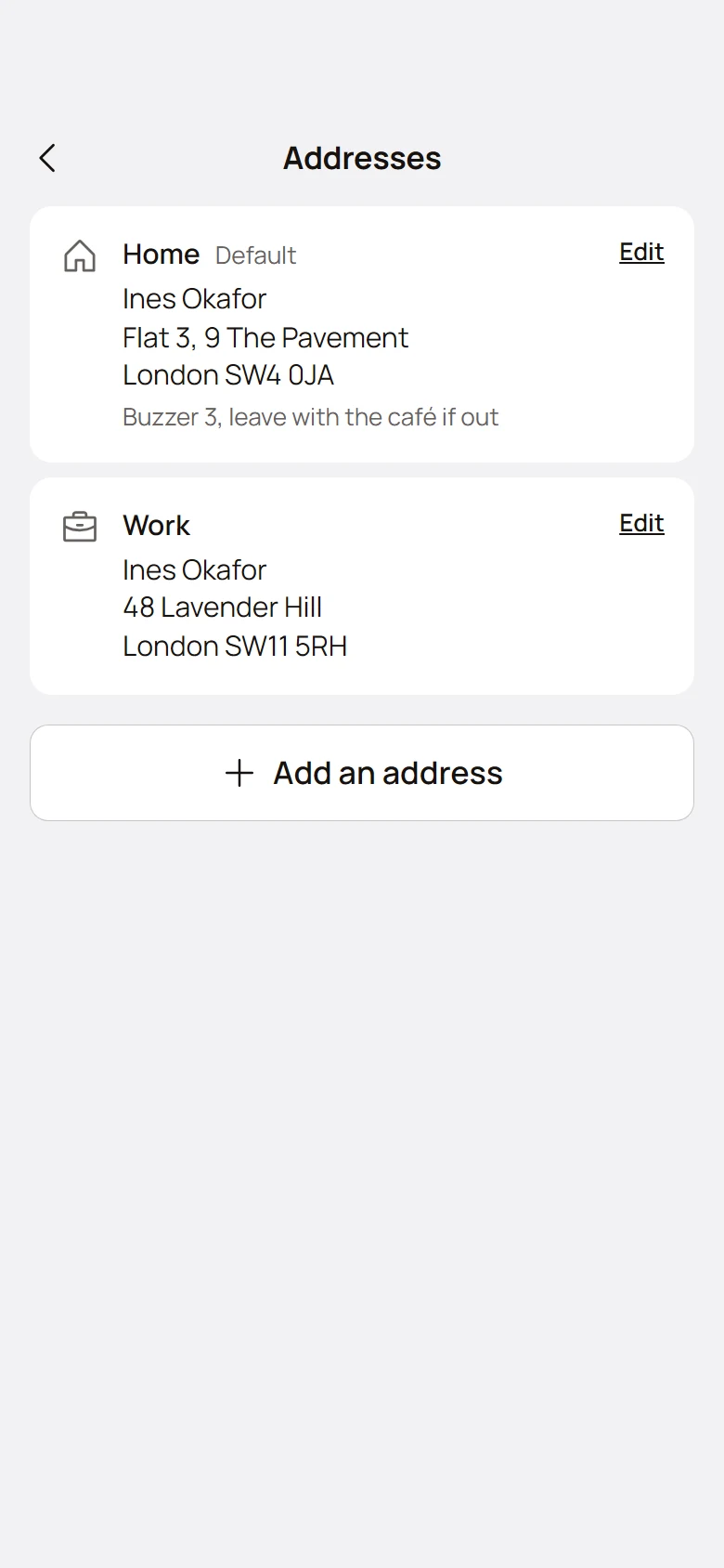 Hearth Store Addresses preview