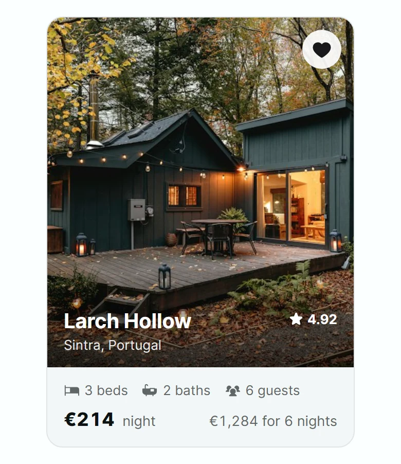 Jaunt Cabin Stay Card preview