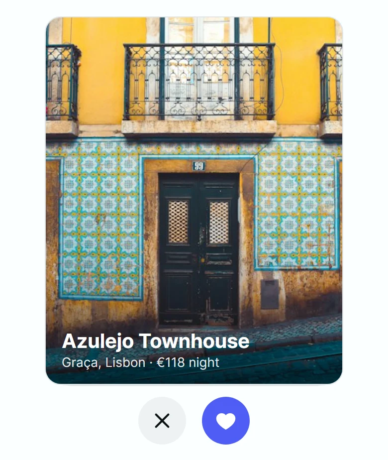 Jaunt Swipe Stays Card preview