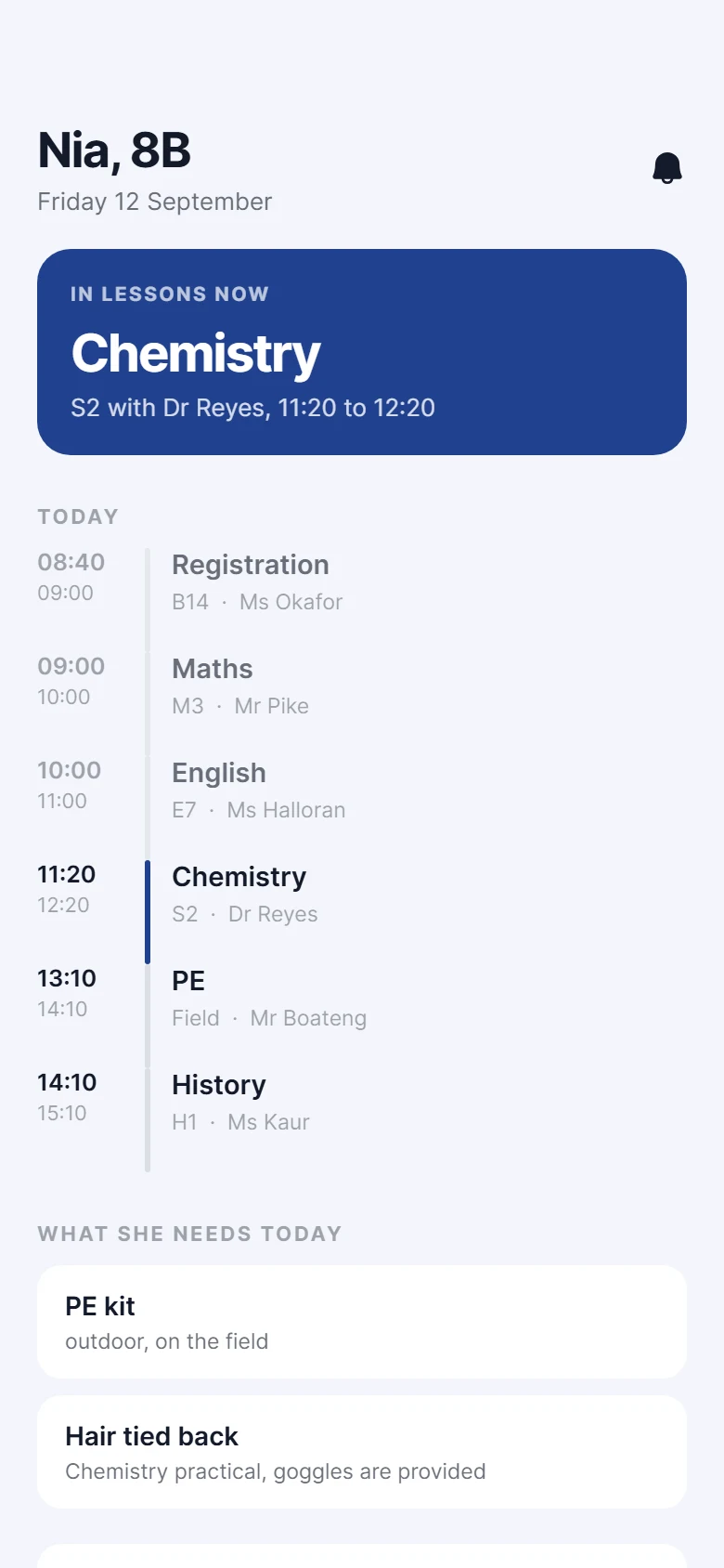 Knapsack School Day preview