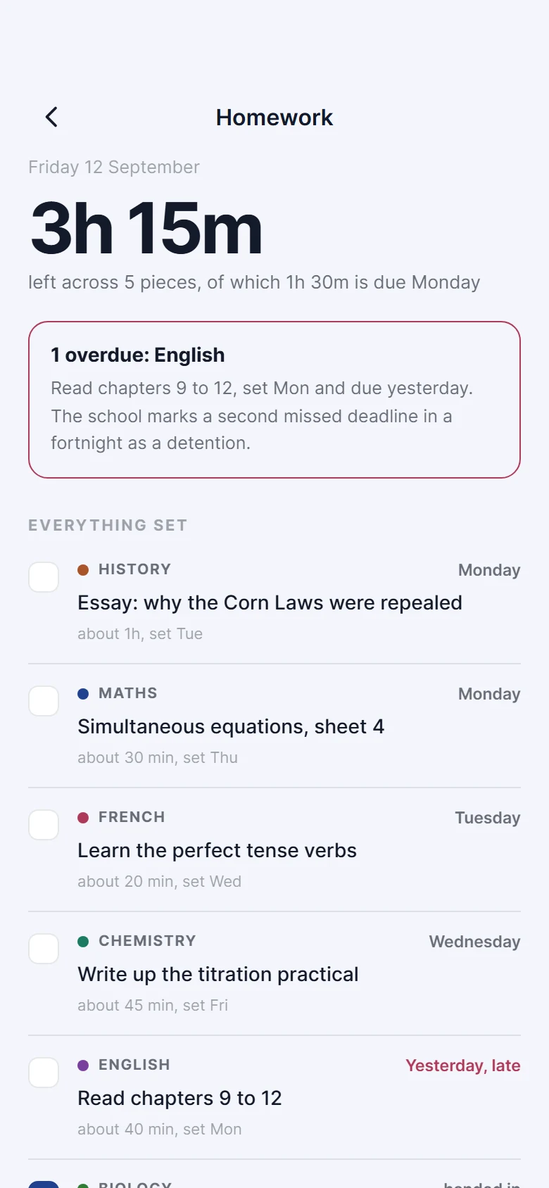 Knapsack Homework preview