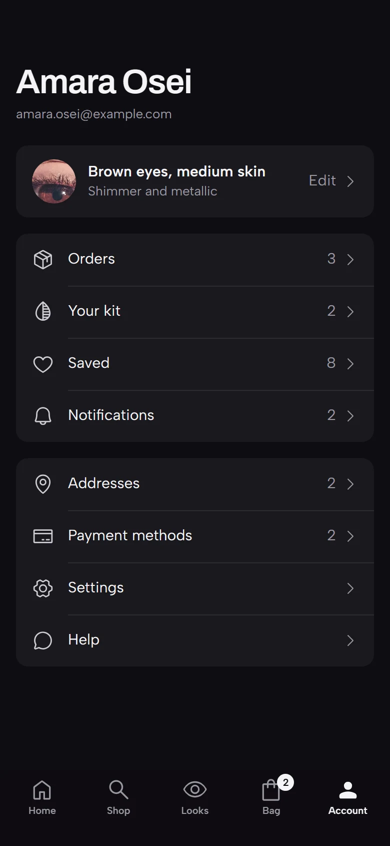 Kohl Store Account preview