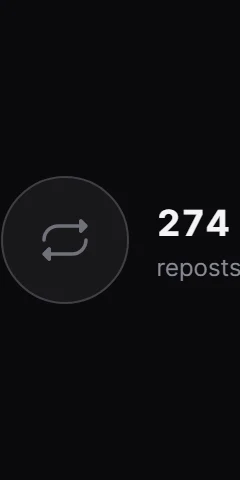 Kudos Repost preview