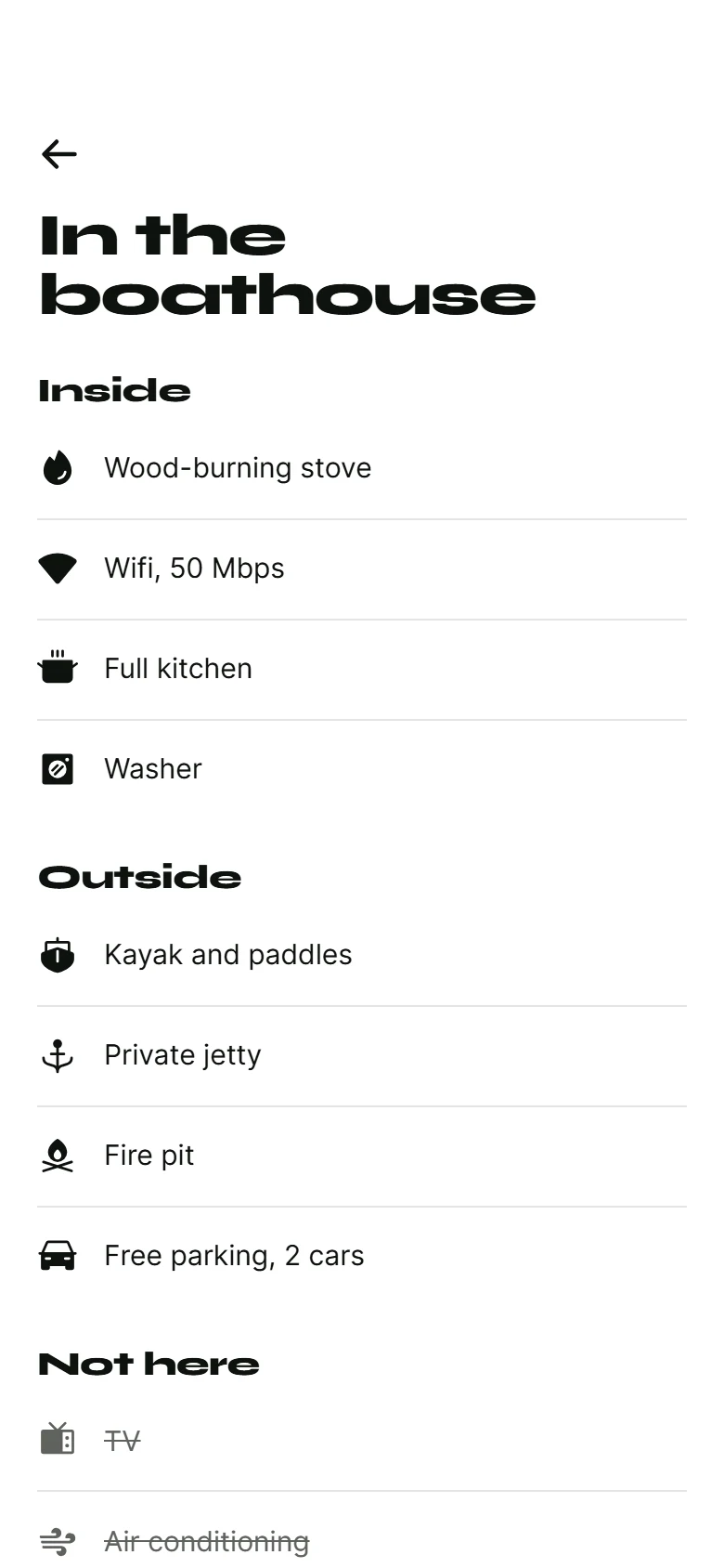 Larch Amenities preview