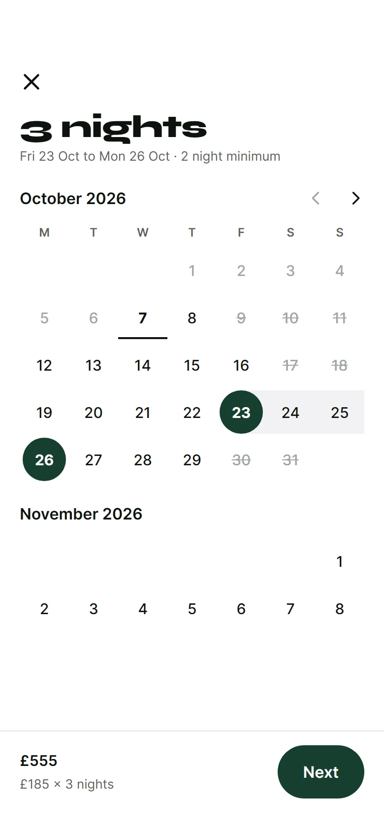 Larch Dates preview