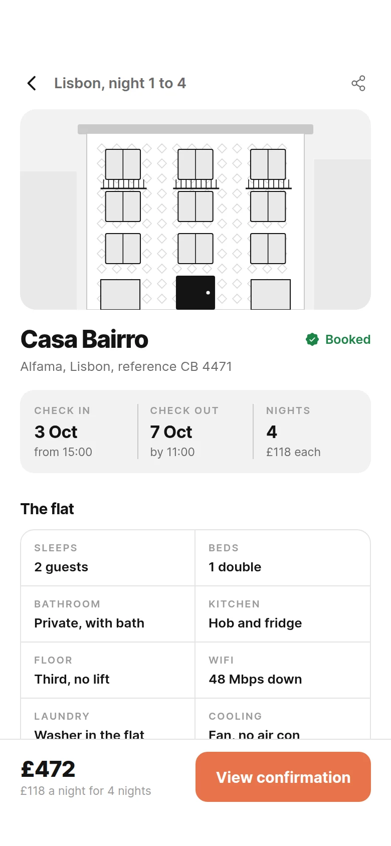 Layover Stay Detail preview