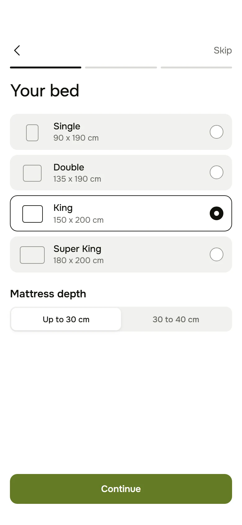 Linen Store Bed Size preview
