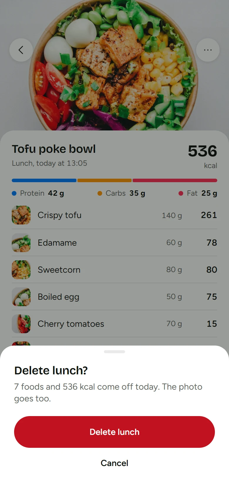 Loam Delete Meal preview