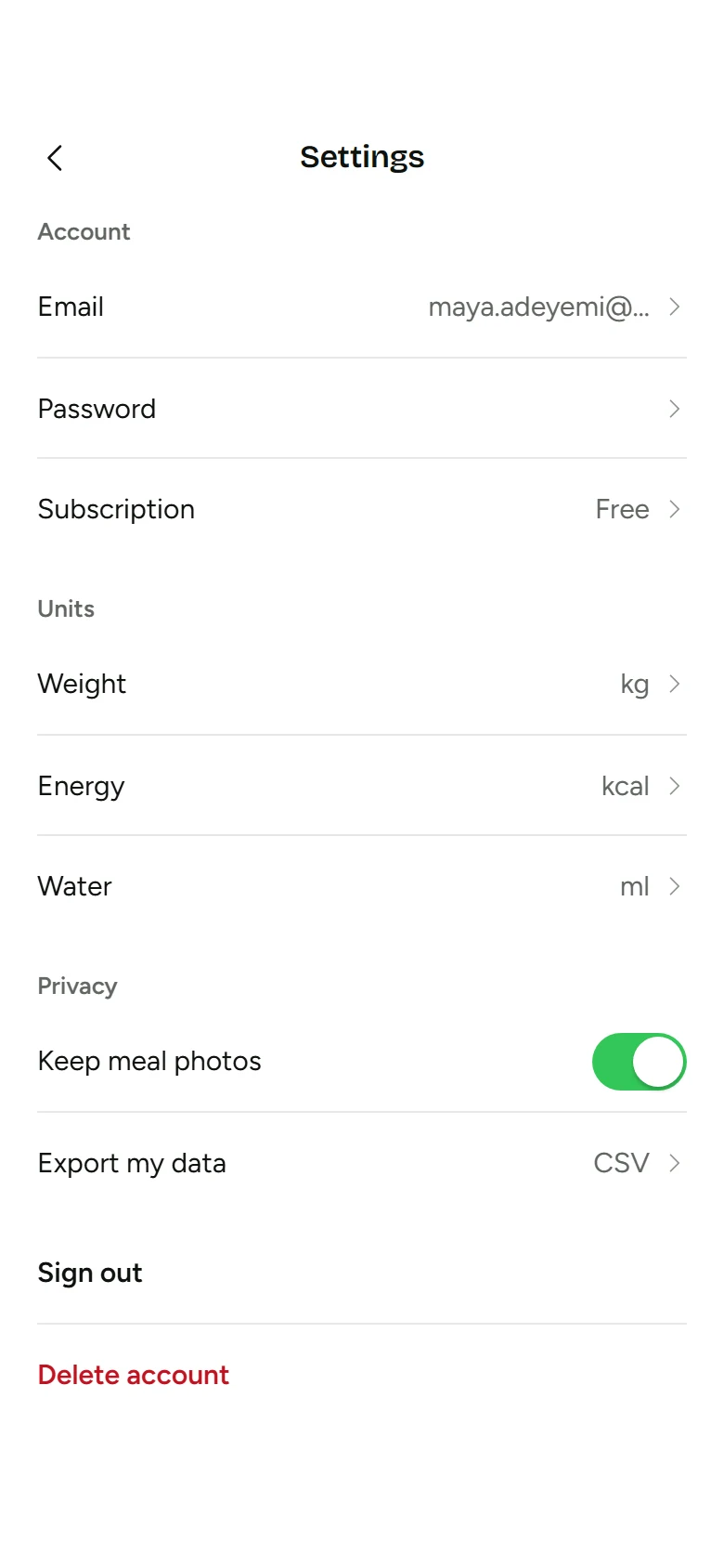 Loam Settings preview