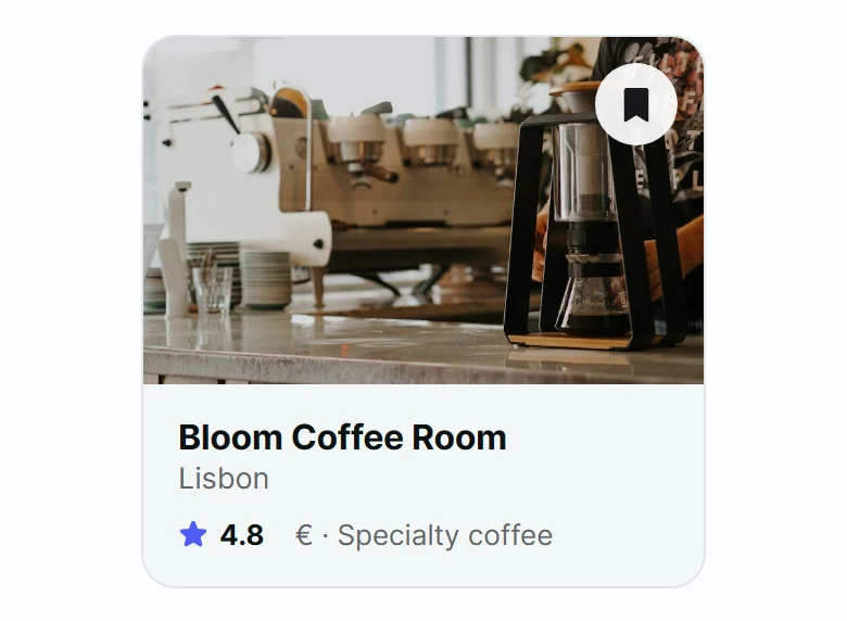 Locale Coffee Spot Card preview