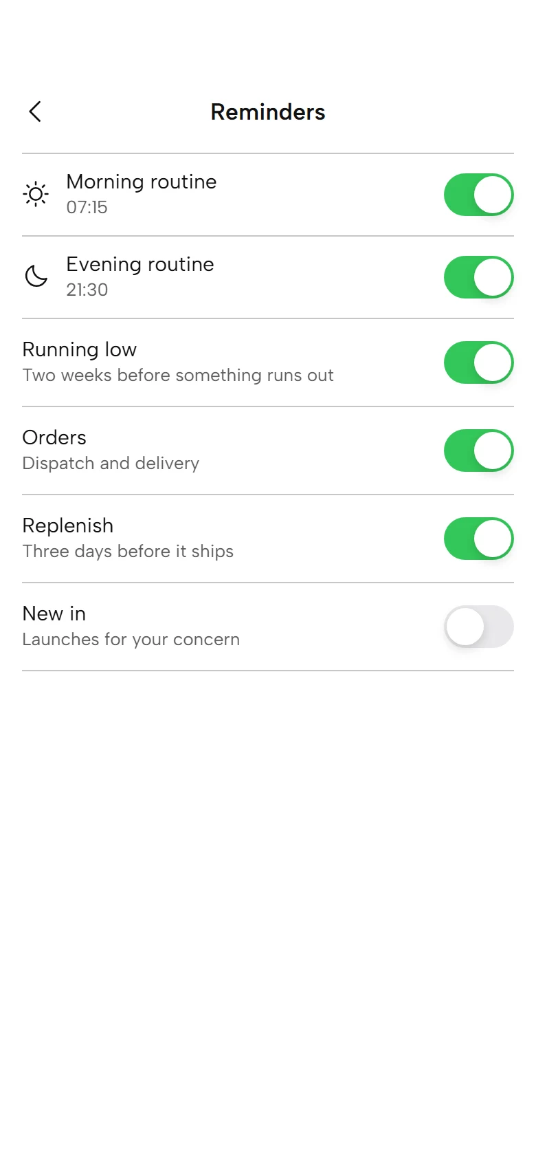 Lumen Store Account Reminders preview