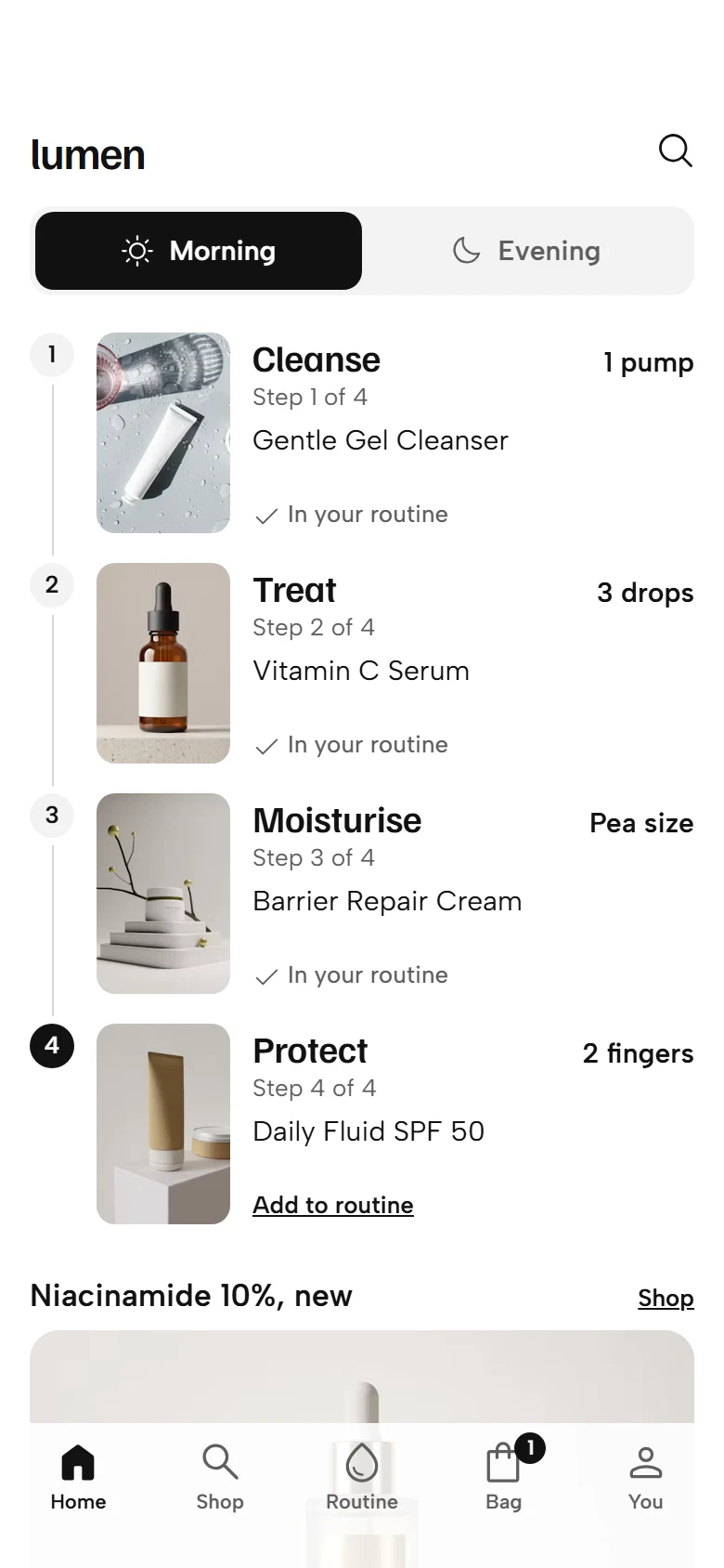 Lumen Store Home preview