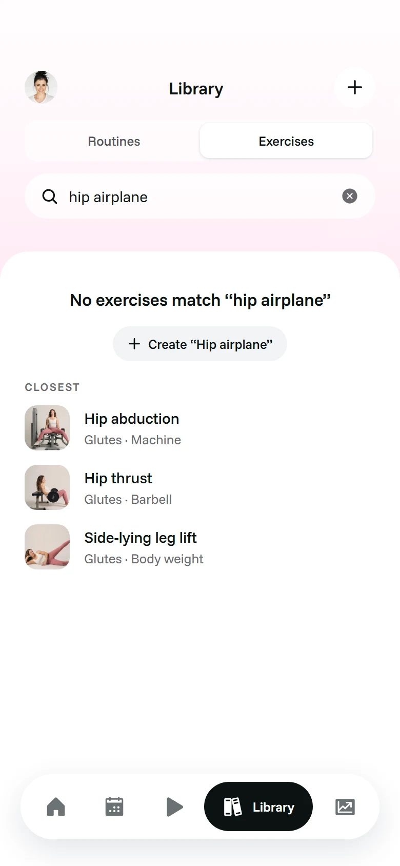 LunaFit No Results preview