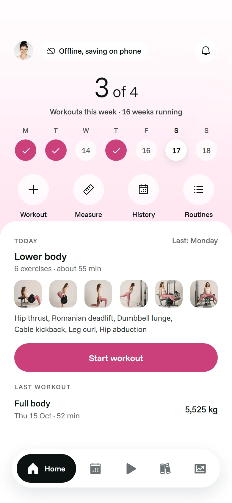 LunaFit Offline preview