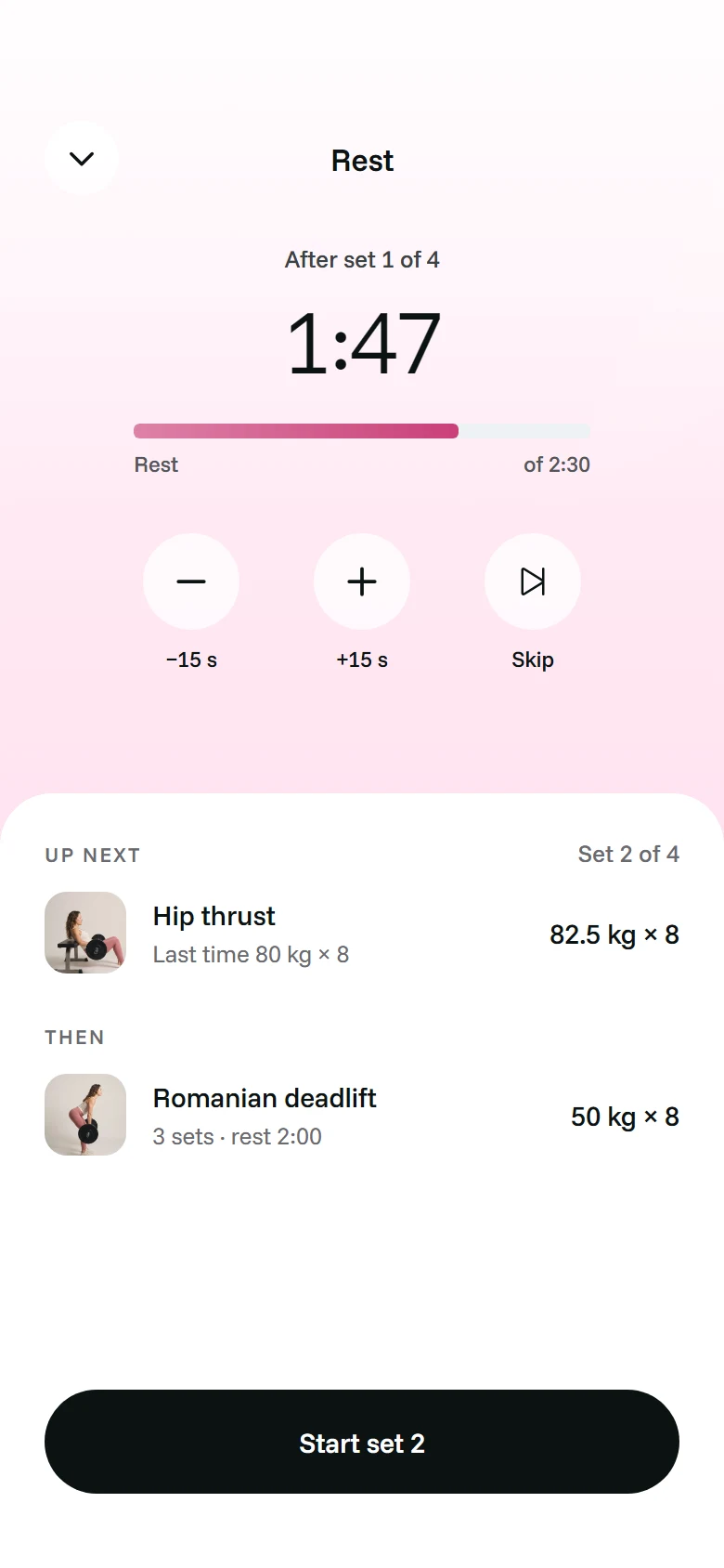 LunaFit Rest Timer preview