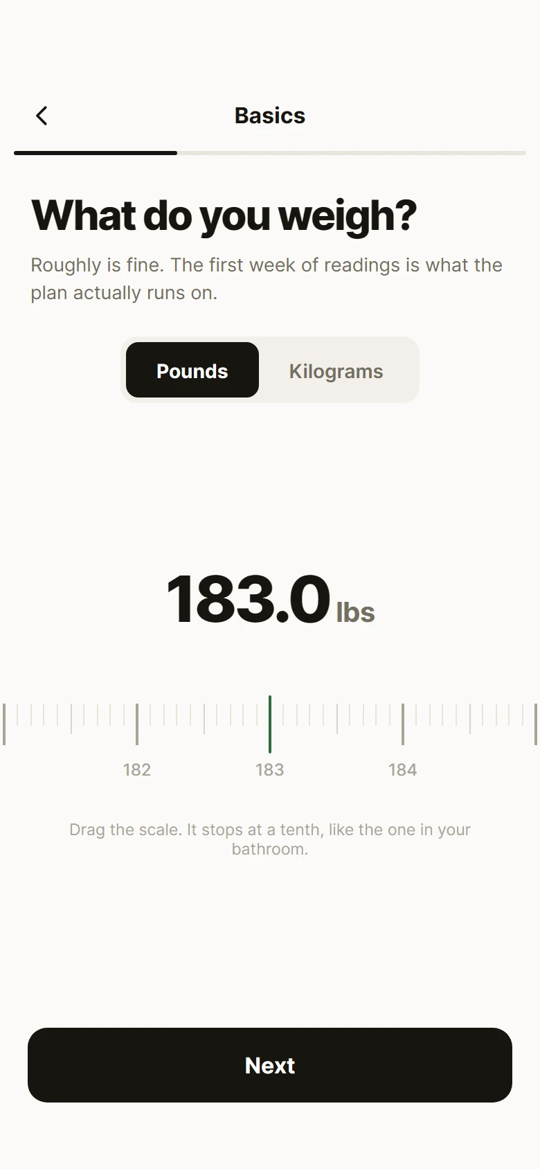 Macro Starting Weight preview