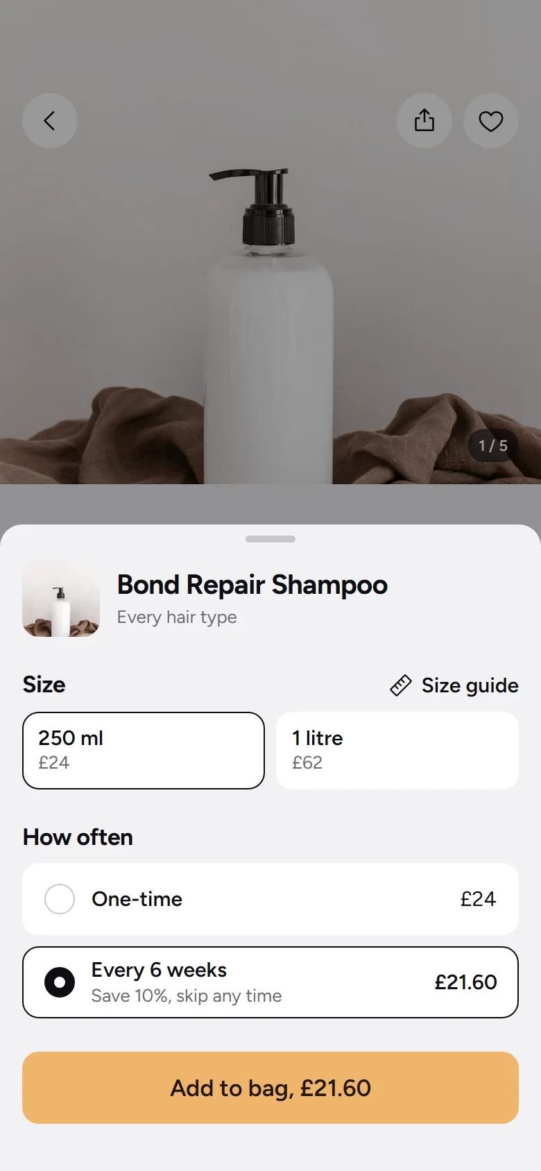 Mane Store Choose Size preview
