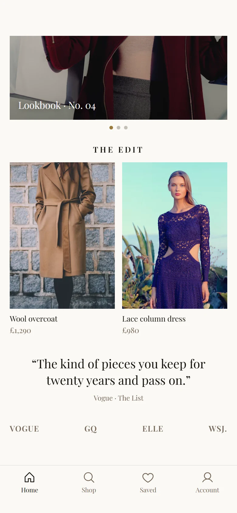 Marais Store Home Scrolled preview
