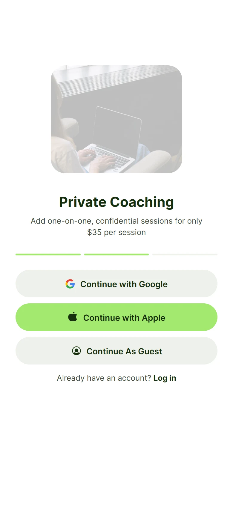 Mentor Private Coaching preview