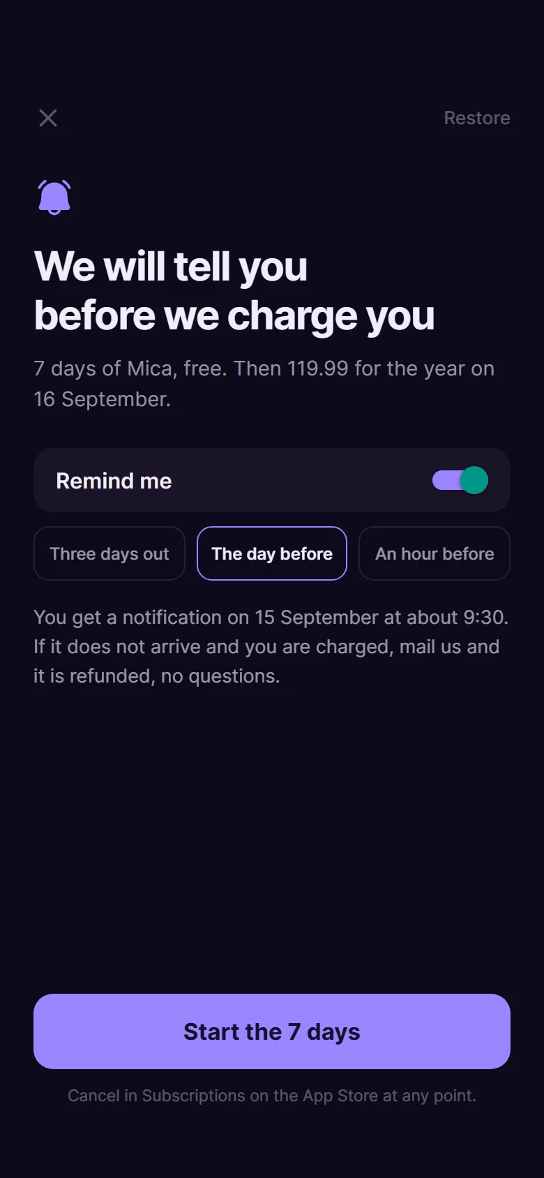 Mica When The Reminder Arrives preview