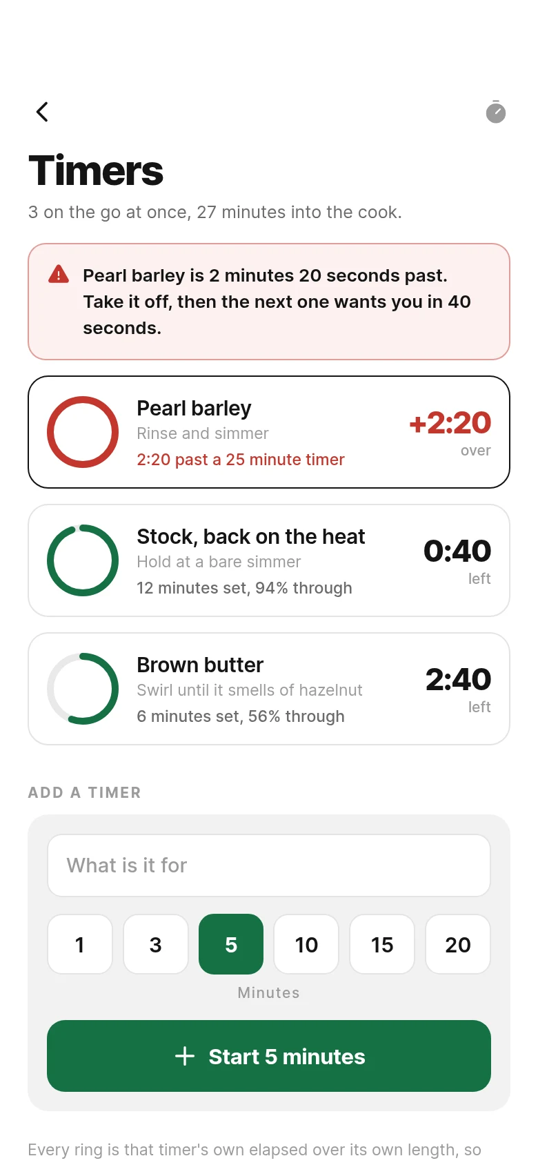 Mise Concurrent Timers preview