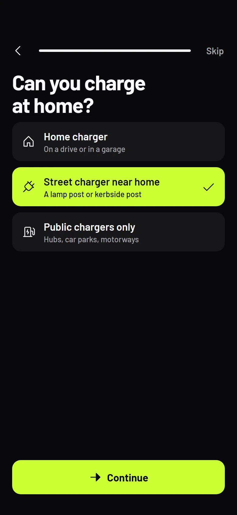 Mooring Home Charging preview