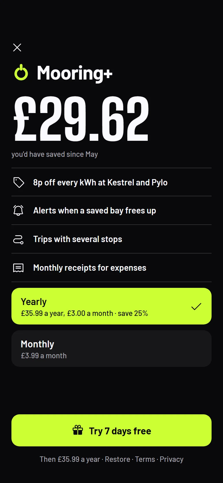 Mooring Plus preview
