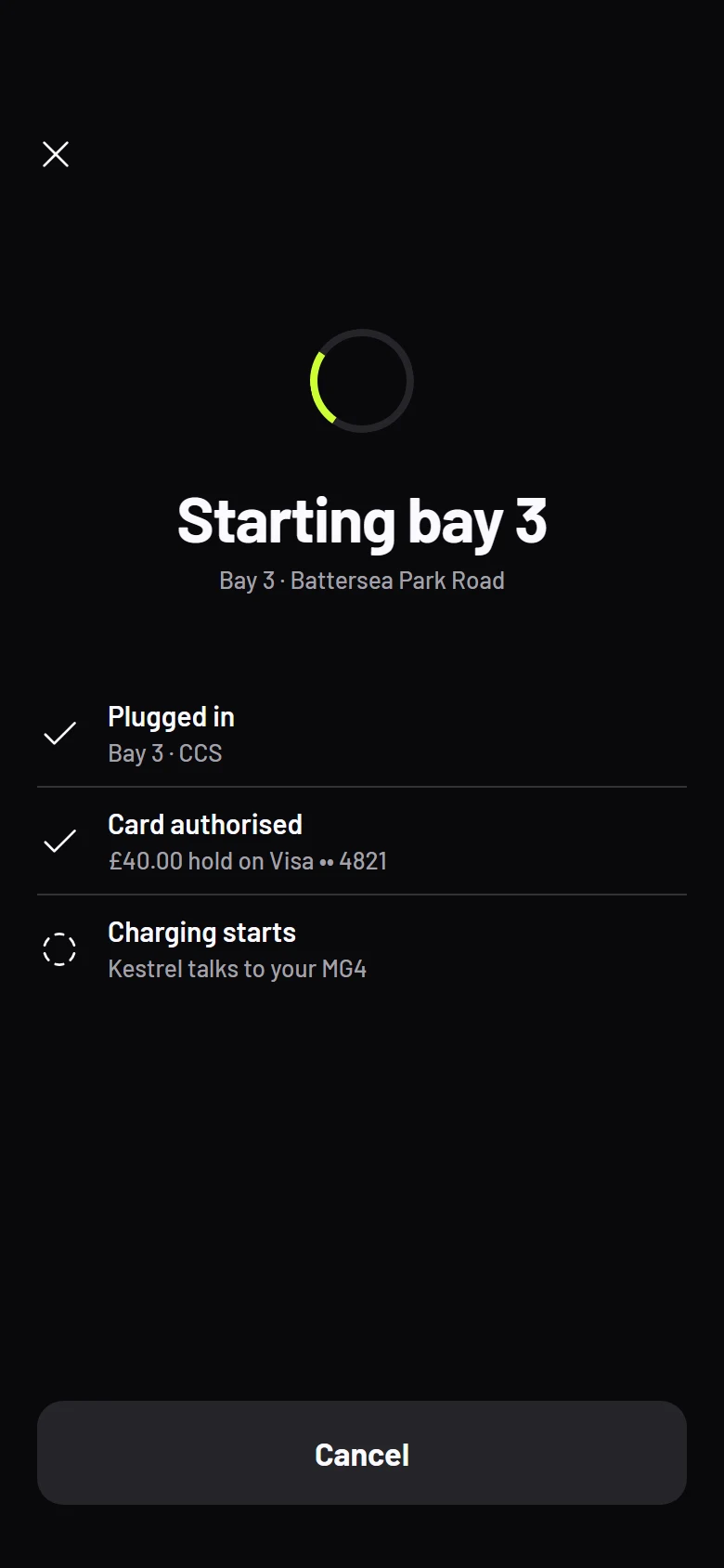 Mooring Starting preview