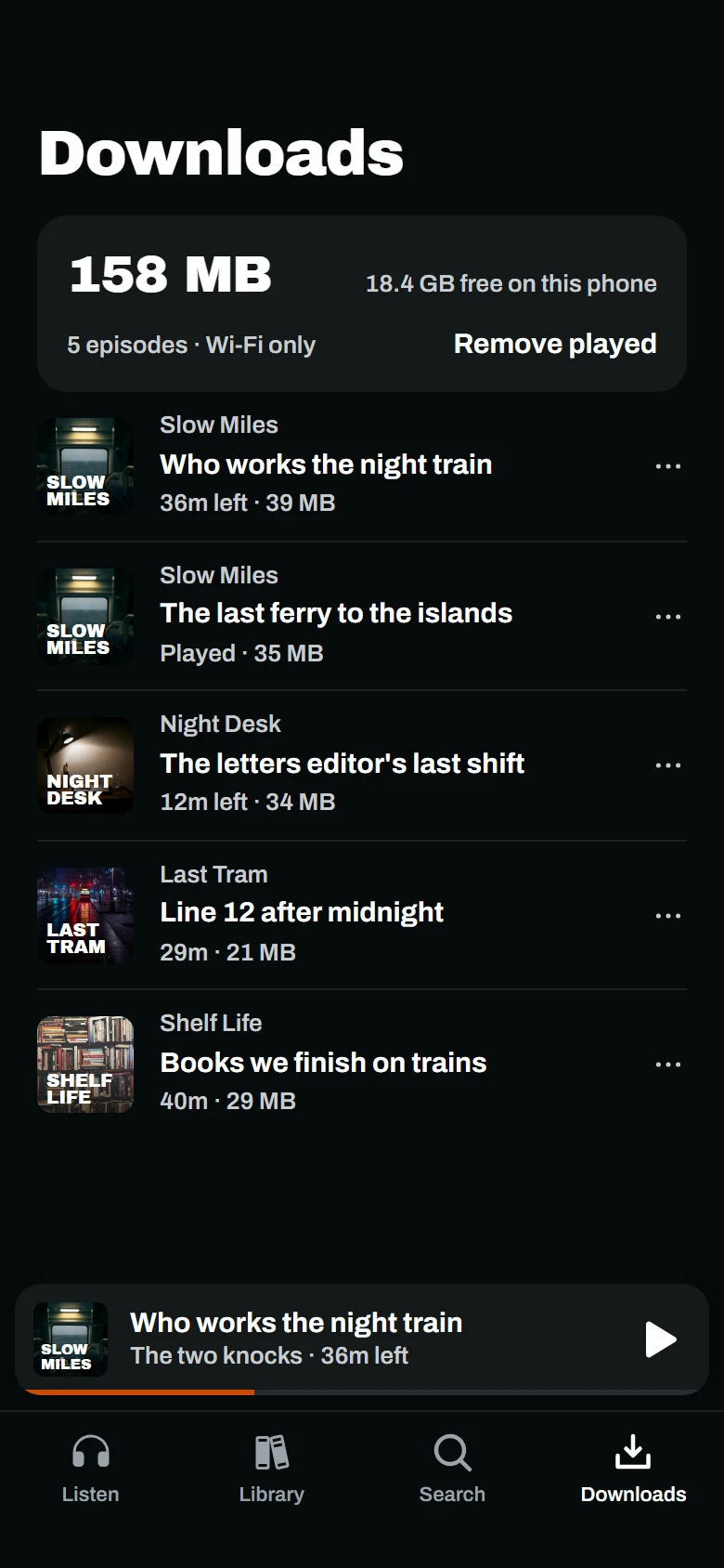 Podgląd Murmur Downloads