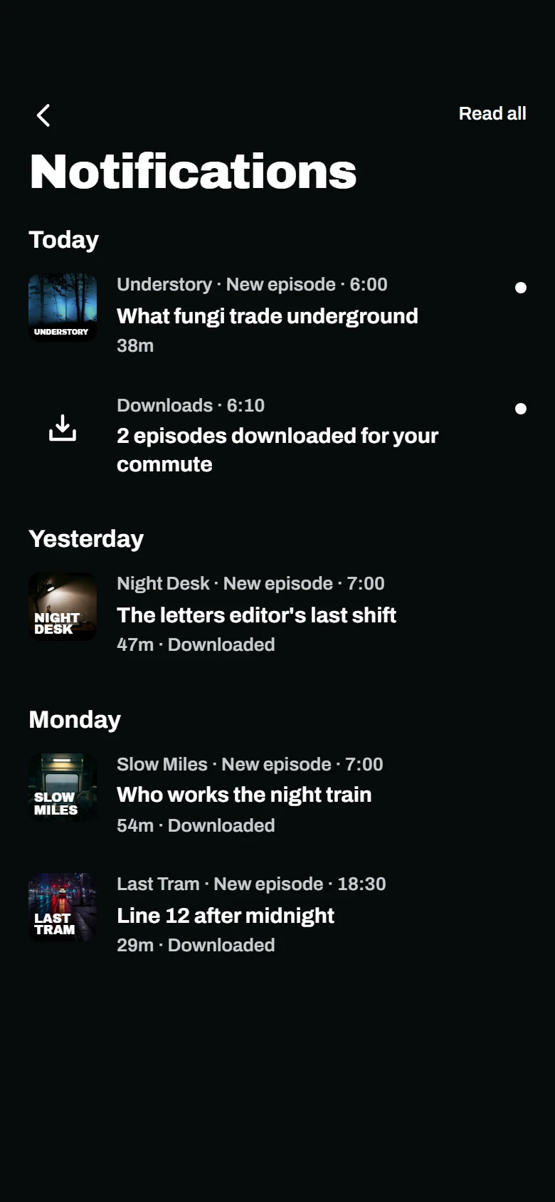 Vorschau von Murmur Notifications