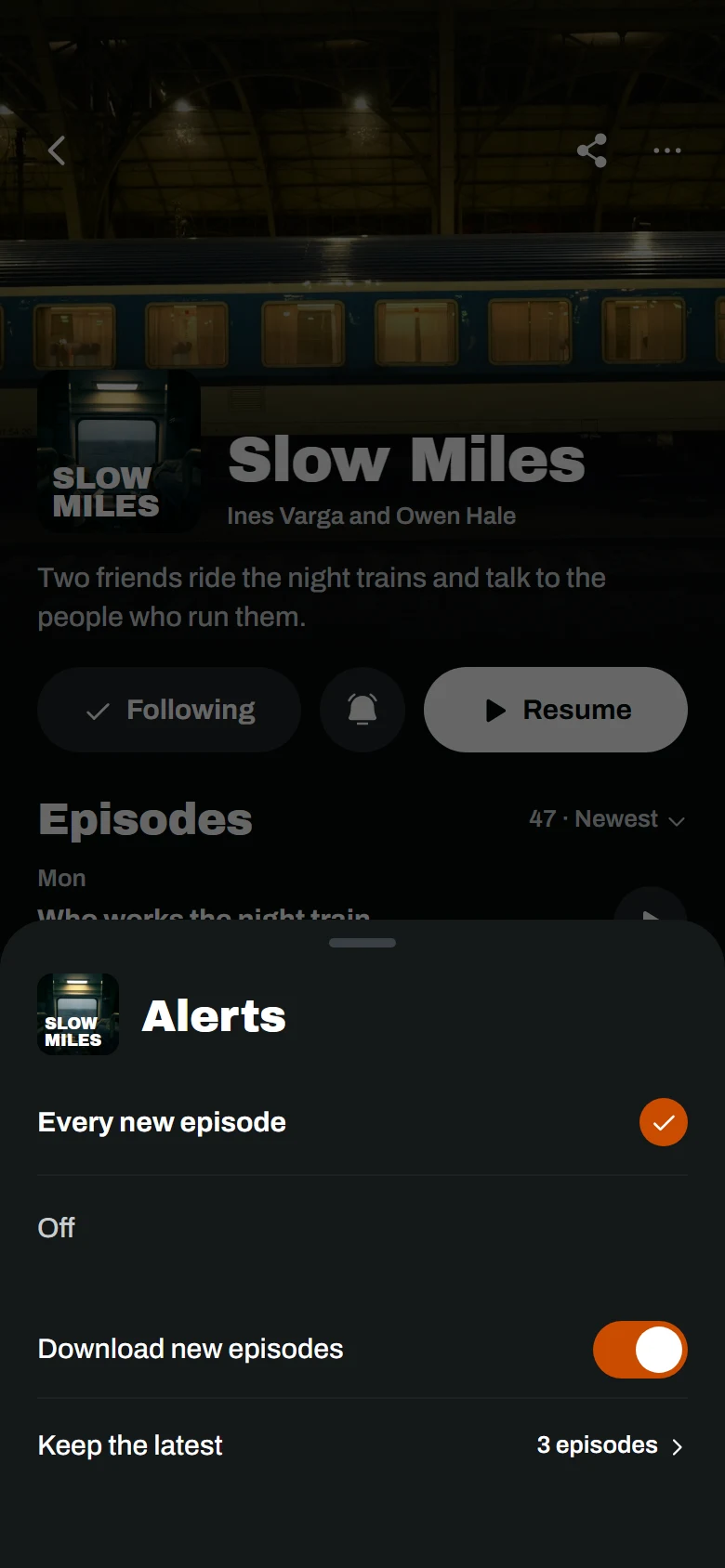 Podgląd Murmur Show Alerts